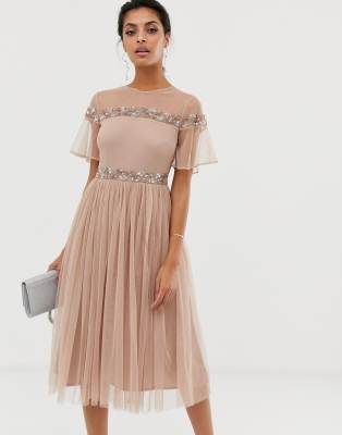 short pleated dress