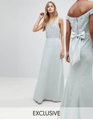 maya sequin scoop back maxi