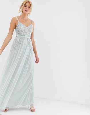 ice blue maxi dress