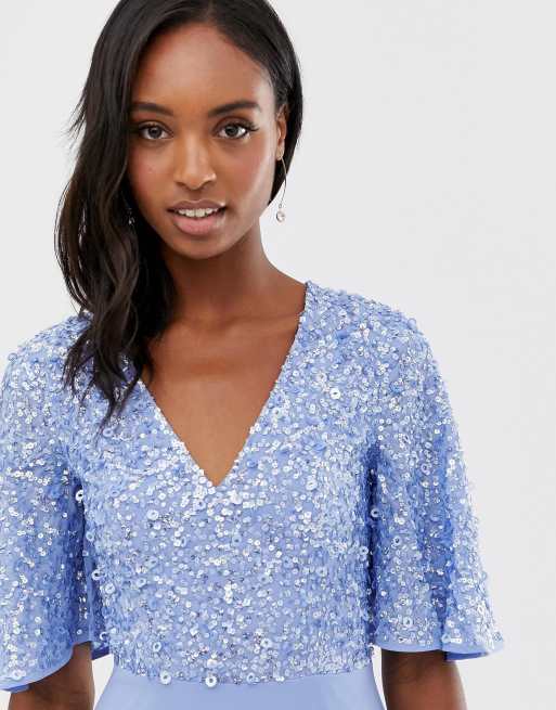 Asos shop bluebell dress