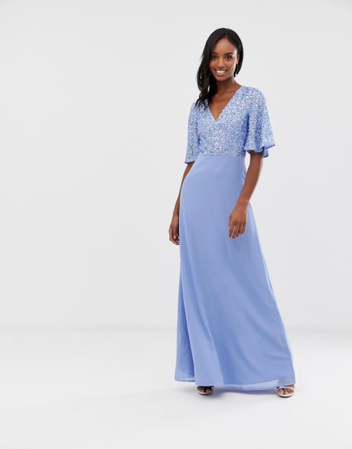 Sequin top shop maxi dress