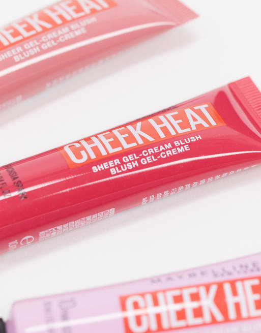 Maybelline - Cheek Heat - Blush gel-crème hydratant transparent - Fuchsia Spark, 3 de 4