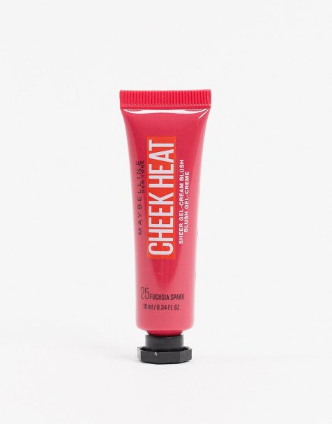 Maybelline – Cheek Heat – Feuchtigkeitsspendendes, mit Wasser angereichertes, transparentes Gel-Rouge, Fuchsia Spark