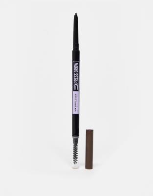 Maybelline - Express Brow - Ultra-schmaler, definierender Augenbrauenstift-Braun