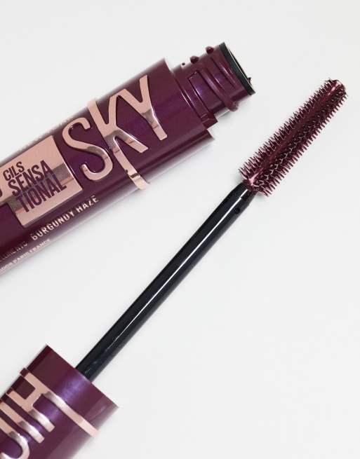 Maybelline – Lash Sensational Sky High – Vinröd mascara – Burgundy Haze, 4 av 4