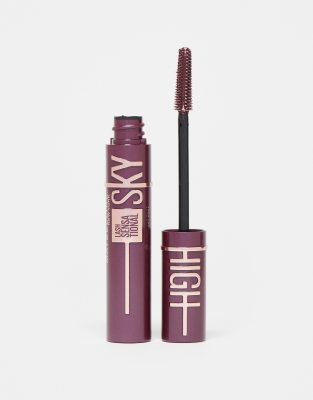 Maybelline - Lash Sensational Sky High - Wimperntusche - Burgundy Haze-Rot