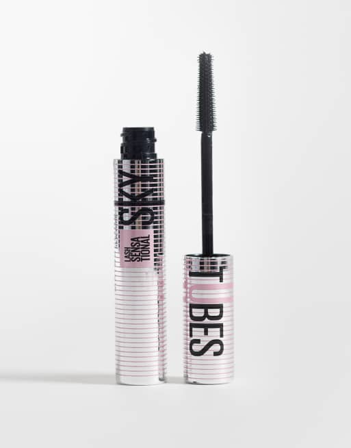 Maybelline - Mascara Lash Sensational Sky Tubes Tubing Very Black, 2 di 5