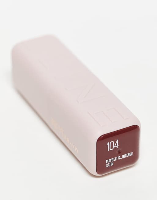 Maybelline - Maybe It's... Serum Bullet Lipstick - Rossetto satinato - 104 Maybe It's Intense, 4 di 5