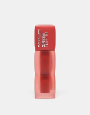 Maybelline - Super Stay Teddy Blurred Lip Tint - Lipgloss in der Farbe Coquettish-Rot