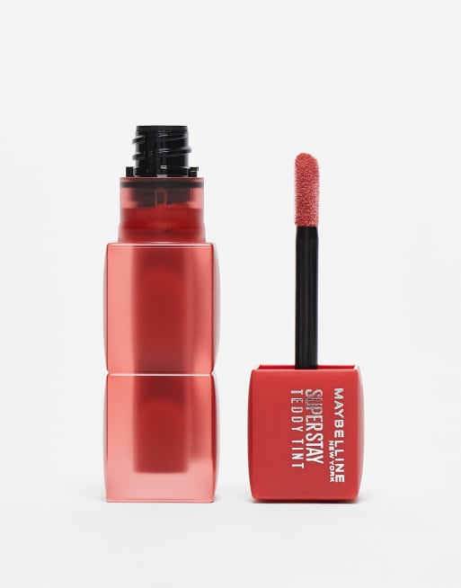 Maybelline – Super Stay Teddy Blurred Lip Tint – Lipgloss in der Farbe Coquettish, 4 von 4