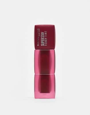 Maybelline - Super Stay Teddy Blurred Lip Tint - Lipgloss - Wild At Heart-Rosa