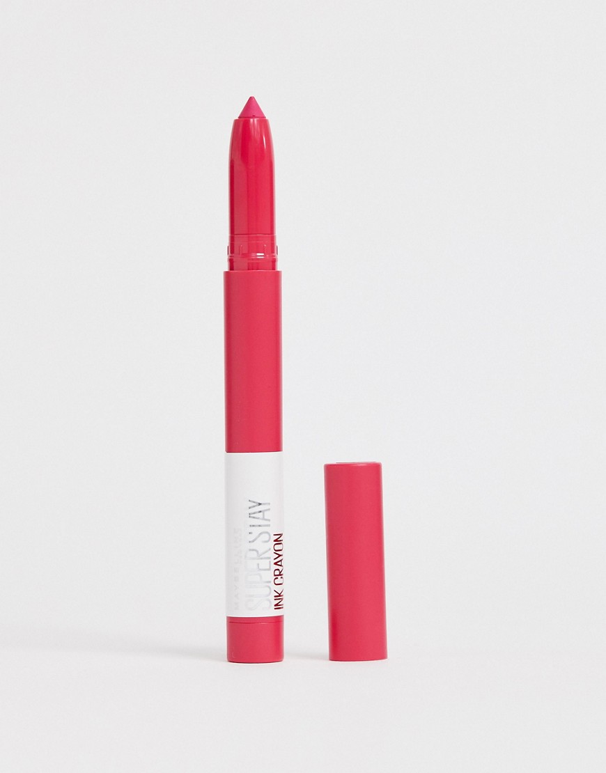 Maybelline - Superstay Matte Ink Crayon Lipstick - Lippenstift, 35 Treat Yourself-Roze