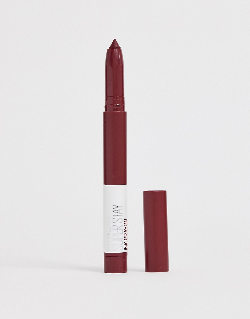 Maybelline - Superstay Matte Ink Crayon Lipstick - Lippenstift, 65 Settle For More-Paars