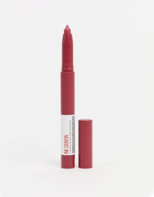 3 X Maybelline Superstay Ink Crayon Lippenstift – Farbe 75 'Speak Your Mind', Matt, Bis Zu 8 Stunden Haltbar