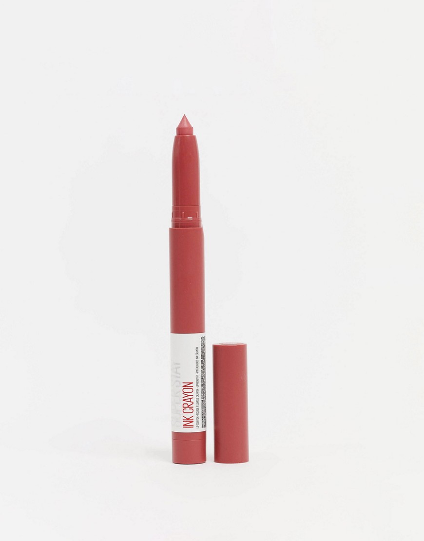 Maybelline – Superstay Matte Ink Longlasting Liquid Lipstick – Flytande läppstift med långvarig finish i nyansen Change Is Good-Rosa