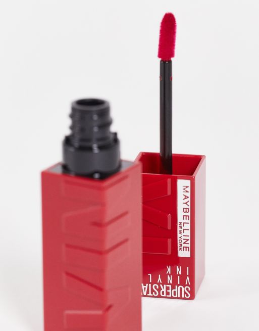 Maybelline – Superstay Vinyl Ink – Langanhaltender, flüssiger Lippenstift – Wicked, 3 von 4