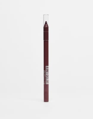 Maybelline - Tattoo Eye Liner, langanhaltender, schnelltrocknender Gel-Eyeliner - Burgundy Bliss-Rot