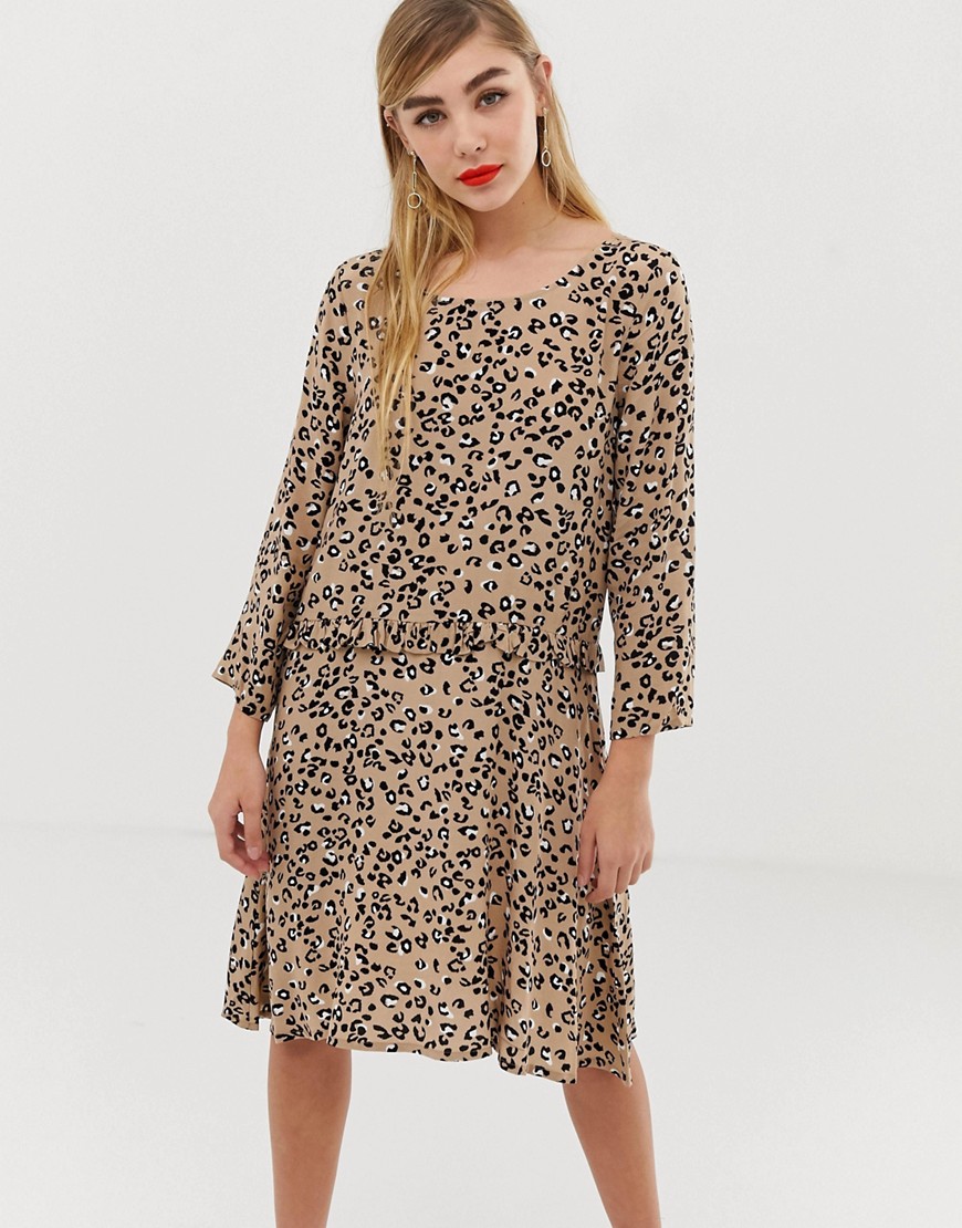mByM leopard print mini dress-Multi