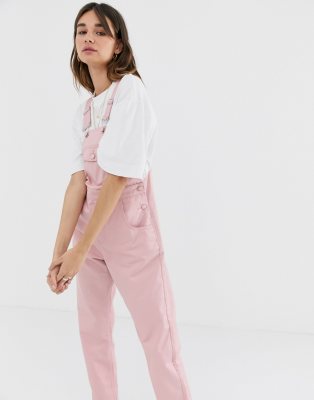 new look pink dungarees