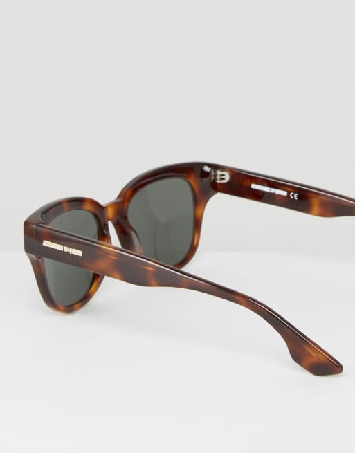 Alexander mcqueen store tortoiseshell square sunglasses