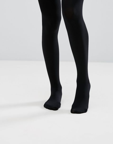 Medias Térmicas Y Moldeadoras Para Mujer - Pack De 2 Pares, Nailon Spandex 100 Denier, Control Top Y Efecto Suave Cepillado