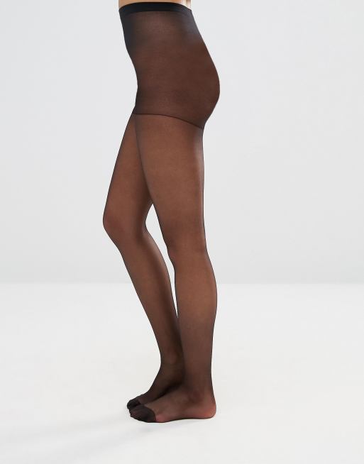 Medias negras de 15 deniers de ASOS DESIGN, 2 de 2