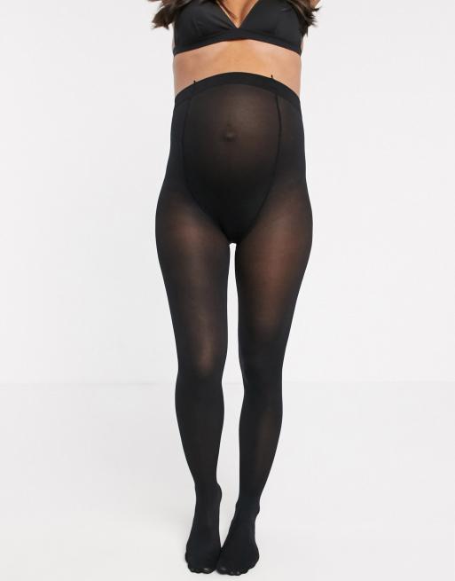 Medias negras de 40 deniers de Lindex Maternity - BLACK, 2 de 3