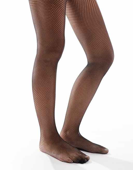 Medias negras de rejilla pequeña de Lindex, 2 de 4