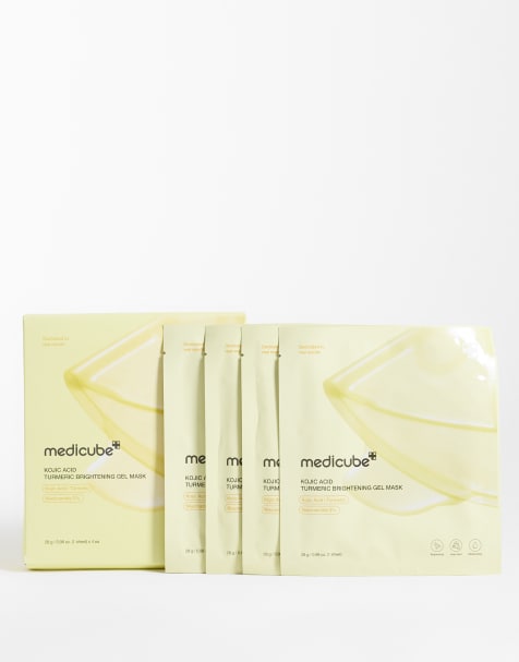 MEDICUBE Mascarilla en gel iluminadora con ácido kójico y cúrcuma x4 - view 1