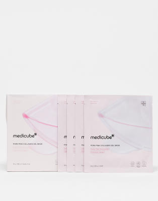 MEDICUBE - PDRN Pink - Kollagen-Gel-Maskenbox X4-Keine Farbe