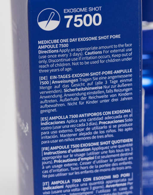MEDICUBE – Zero One Day Exosome Shot Pore Serum 7500 – Ansiktsserum, 30ml, 2 av 4