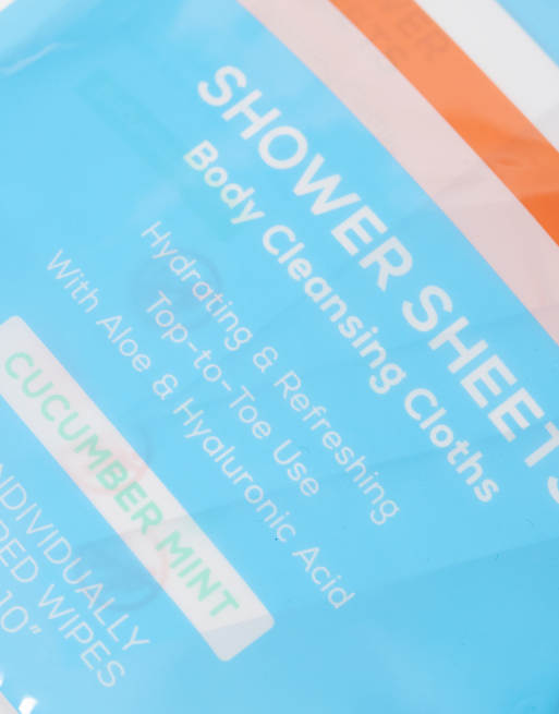 Megababe Cucumber Mint Shower Sheets, 4 of 4