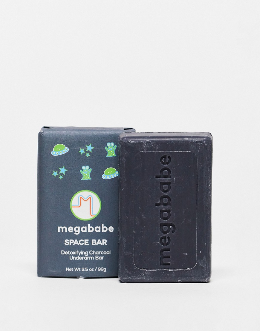 Megababe Space Bar Detoxifying Charcoal Underarm Bar 99g-No colour