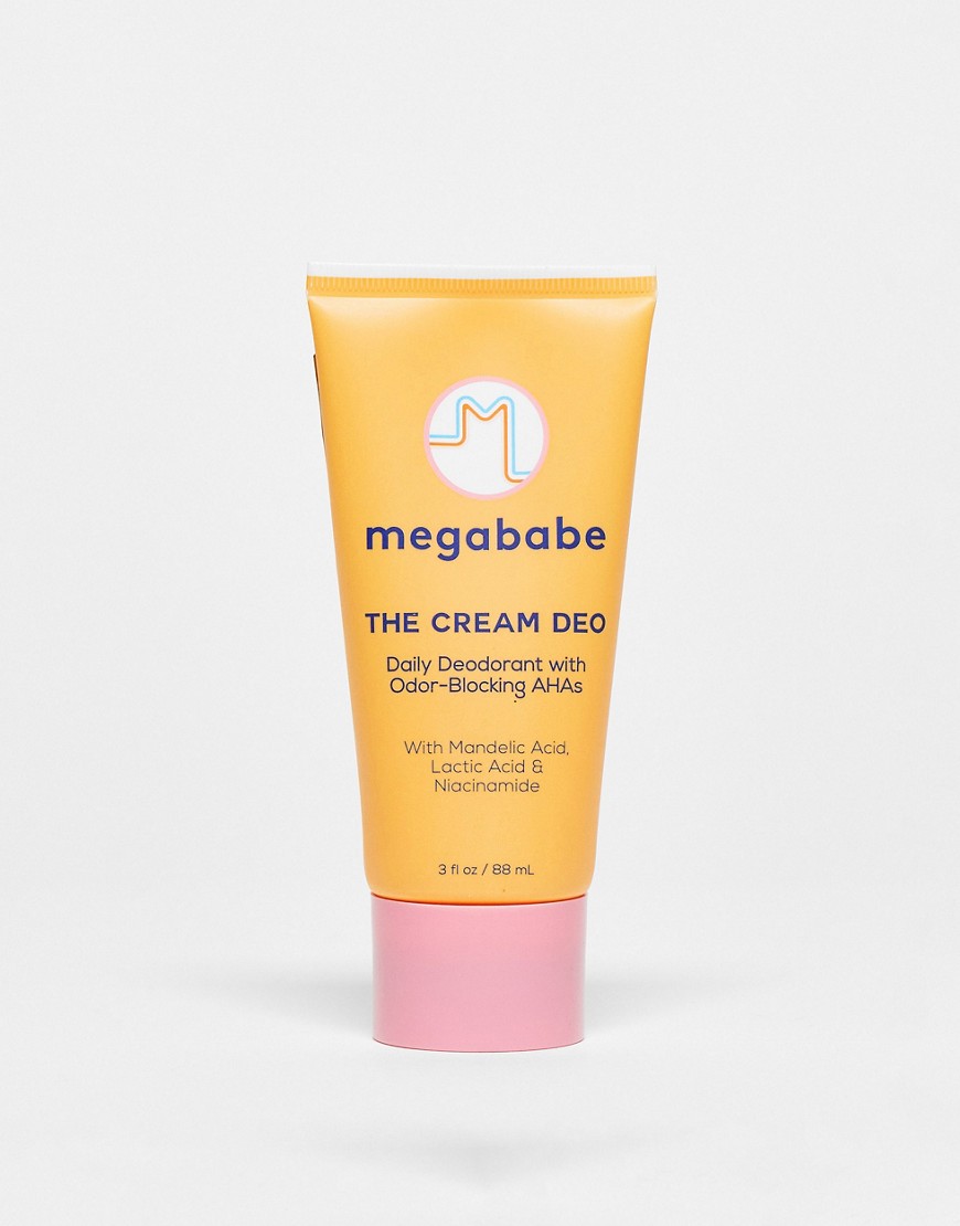 Megababe The Cream Deo Daily Deodorant with Odor-Blocking AHAs 88ml-No colour