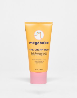 Megababe - The Cream Deo - Deodorant für den täglichen Gebrauch mit geruchshemmenden AHA-Säuren: 88 ml-Keine Farbe