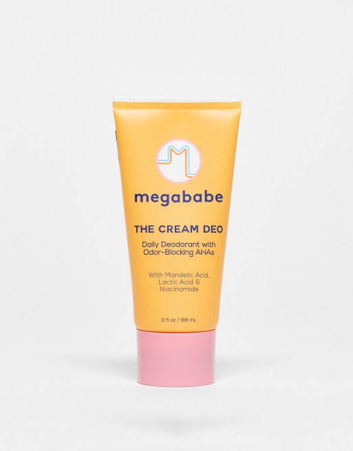 Megababe – The Cream Deo – Deodorant für den täglichen Gebrauch mit geruchshemmenden AHA-Säuren: 88 ml