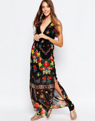 mela london floral maxi dress