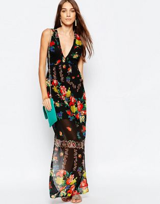 mela london floral maxi dress