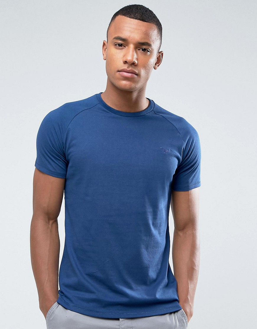 фото Меланжевая футболка threadbare-темно-синий