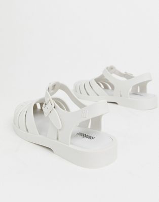melissa white sandals