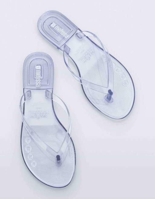 Melissa Harmonic jelly thong flip flops in clear, 4 of 4