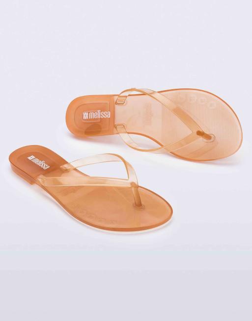 Melissa Harmonic jelly thong in clear beige, 3 of 4