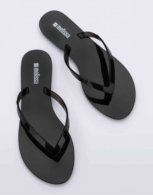 Melissa Harmonic jelly thong in clear black, 4 of 4