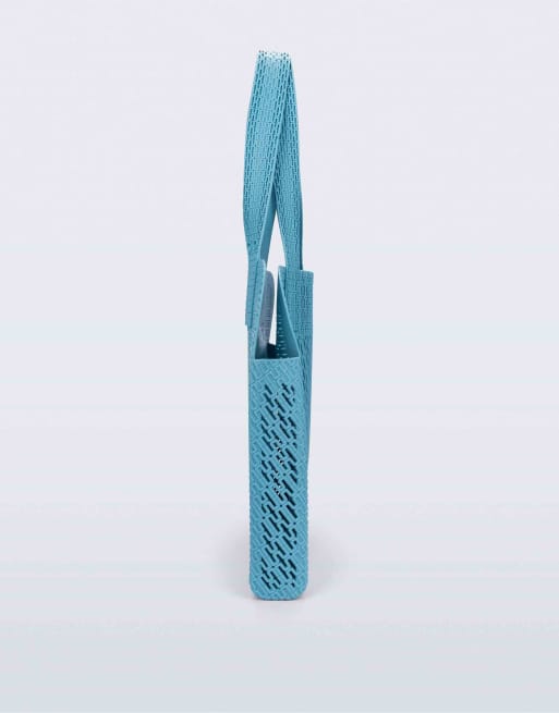 Melissa Harper tote bag in blue in blue, 4 of 6