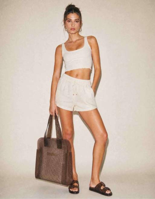 Melissa Harper tote bag in brown in brown, 2 of 7
