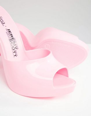 jeremy scott x melissa shoes pink