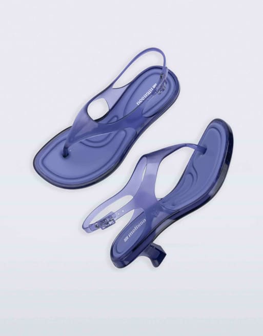 Melissa Kitten heel sandal in clear lilac, 4 of 4
