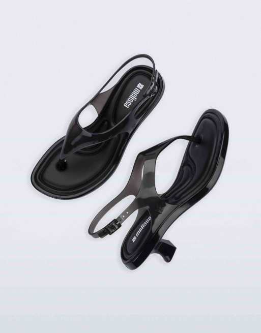 Melissa Kitten heel sandal in smoke, 4 of 4
