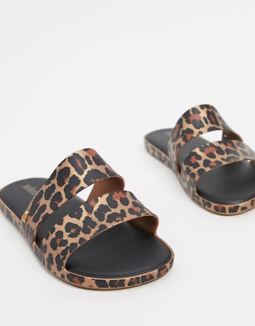 Melissa leopard online sandals