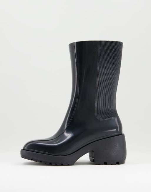 Mini melissa sale black boots